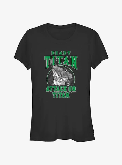 Attack on Titan Beast Titan Zeke Girls T-Shirt