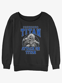 Attack on Titan Founding Ymir Womens Slouchy Sweatshirt