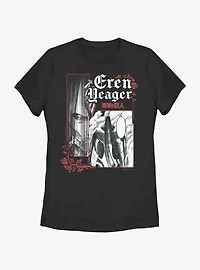 Attack on Titan Goth Colossal Eren Womens T-Shirt