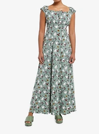 Thorn & Fable Mushroom Ghost Empire Maxi Dress