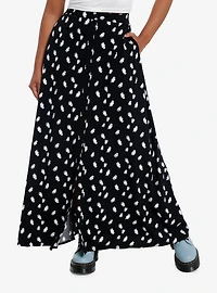 Thorn & Fable Black & White Ghost Maxi Skirt