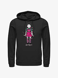 Squid Game Young-Hee Doll In Christmas Lights Hoodie