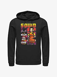 Squid Game Masked Man and Young-Hee Doll Star The Next Game Hoodie