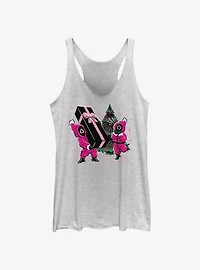 Squid Game Holiday Presents Pink Soldiers Womens Tank Top
