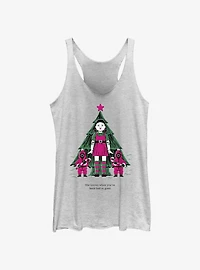 Squid Game Christmas Young-Hee Doll Knows Womens Tank Top