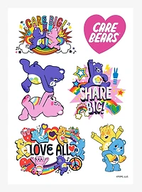 Care Bears Love All Sticker Sheet