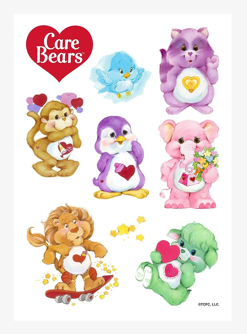 Care Bears Cousins Sticker Sheet
