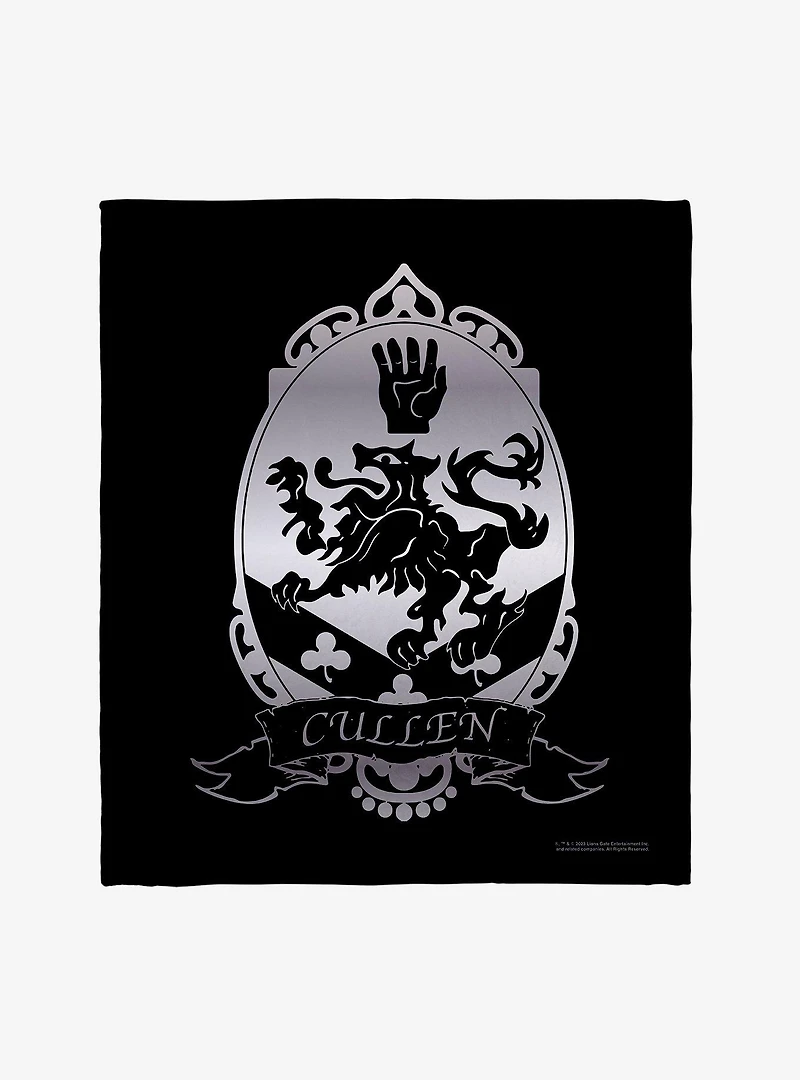 Twilight Cullen Crest Throw Blanket