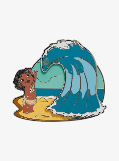 Loungefly Disney Moana Baby Moana Waves Limited Edition Enamel Pin