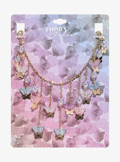 Thorn & Fable Dangling Butterfly Necklace
