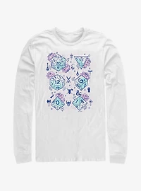 Dungeons & Dragons Floral Dice Long-Sleeve T-Shirt