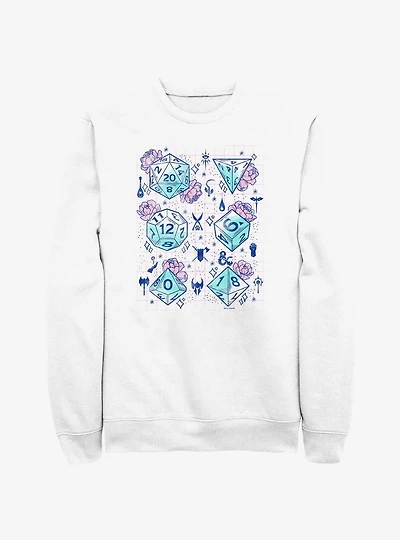 Dungeons & Dragons Floral Dice Sweatshirt