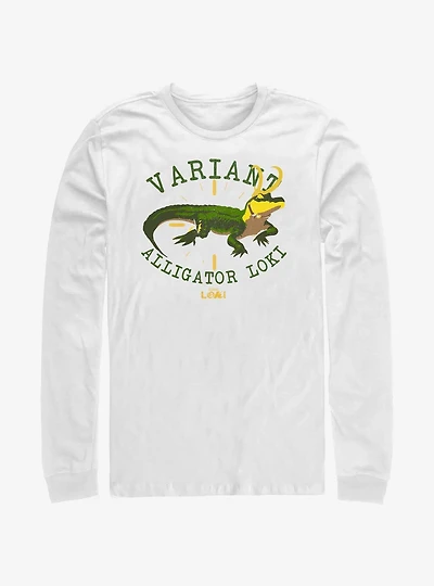 Marvel Loki Variant Alligator Marvel Loki Long-Sleeve T-Shirt