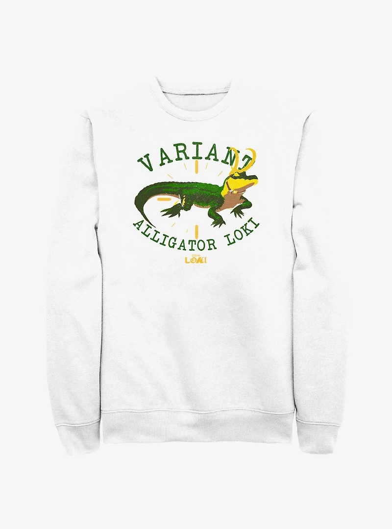 Marvel Loki Variant Alligator Marvel Loki Sweatshirt