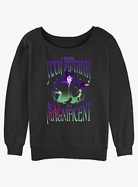 Disney Villains Hope Your Birthday Is Maleficent Girls Slouchy Sweatshirt