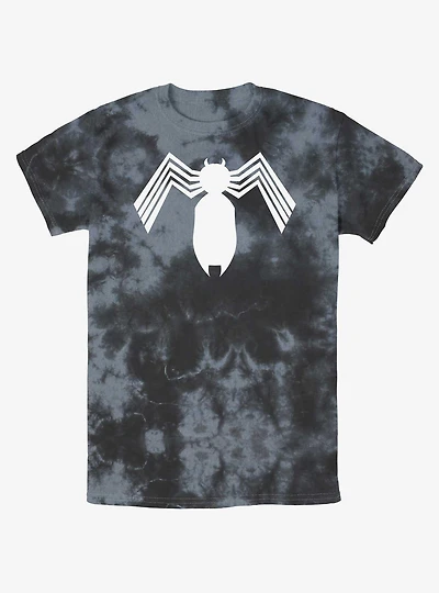 Marvel Spider-Man Symbiote Spider-Man Logo Tie-Dye T-Shirt