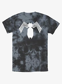 Marvel Spider-Man Symbiote Spider-Man Logo Tie-Dye T-Shirt