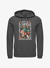 Strawberry Shortcake & Custard Life Is Delicious Hoodie