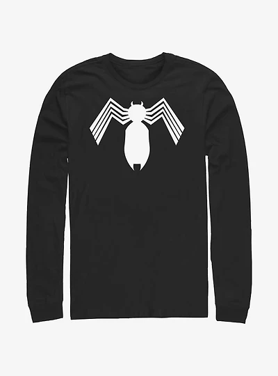Marvel Spider-Man Symbiote Spider-Man Logo Long-Sleeve T-Shirt