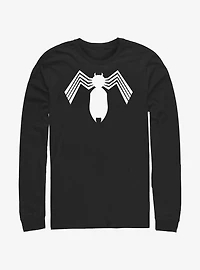 Marvel Spider-Man Symbiote Spider-Man Logo Long-Sleeve T-Shirt