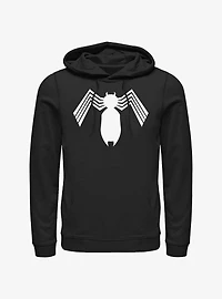 Marvel Spider-Man Symbiote Spider-Man Logo Hoodie