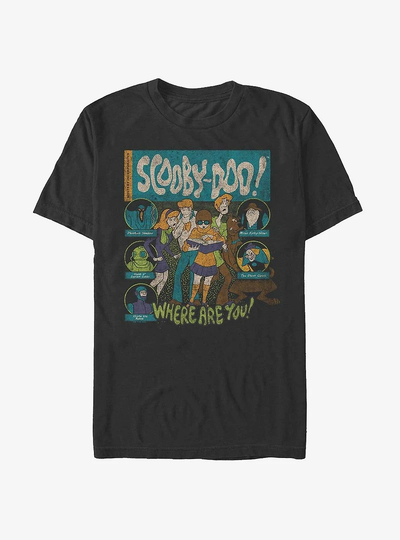 Scooby Doo Mystery Poster T-Shirt