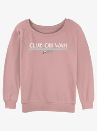 Indiana Jones Club Obi Wan Womens Slouchy Sweatshirt