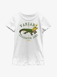 Marvel Loki Variant Alligator Youth Girls T-Shirt