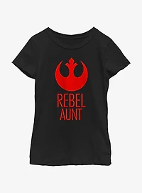 Star Wars Rebel Aunt Youth Girls T-Shirt