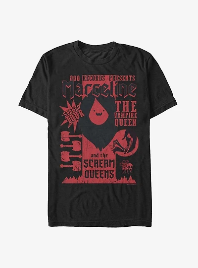 Adventure Time Marceline Scream Queens Stakes Tour T-Shirt