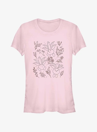 Pokemon Oddish Forest Flowers Girls T-Shirt