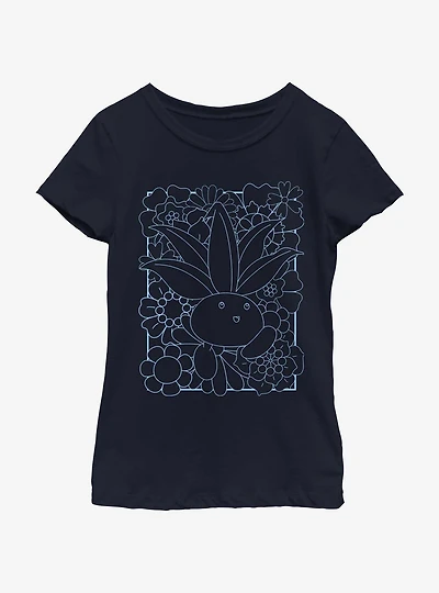 Pokemon Oddish Flower Box Youth Girls T-Shirt