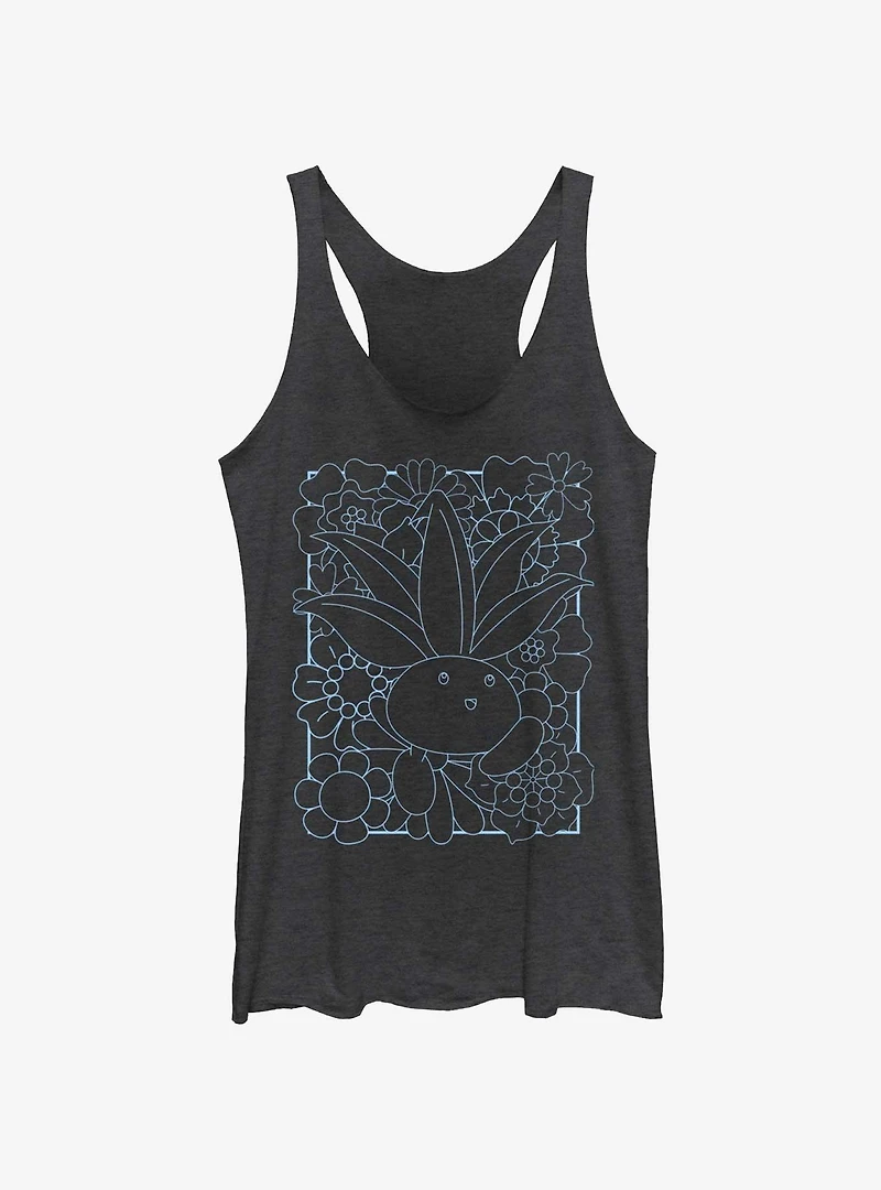 Pokemon Oddish Flower Box Womens Tank Top