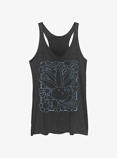 Pokemon Oddish Flower Box Womens Tank Top