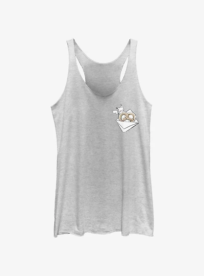 Pokemon Chibi Pikachu Pretzel Womens Tank Top