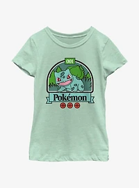 Pokemon Green Bulbasaur Youth Girls T-Shirt