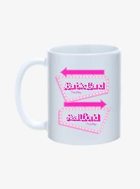 Barbie Barbieland Real World Signs Mug 11oz