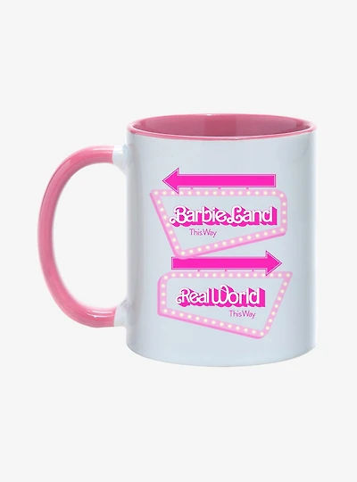 Barbie Barbieland Real World Signs Mug 11oz