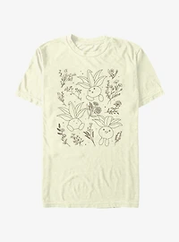 Pokemon Oddish Forest Flowers T-Shirt