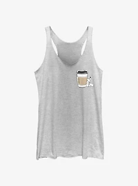 Pokemon Chibi Pikachu Coffee Girls Tank