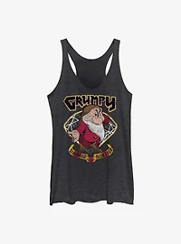 Disney Snow White and the Seven Dwarfs Grumpster Womens Tank Top
