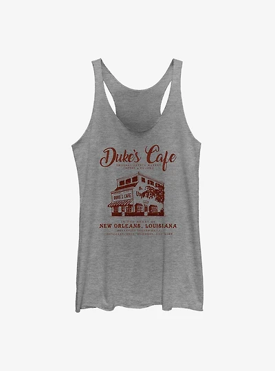 Disney the Princess and Frog Duke's Cafe Womens Tank Top