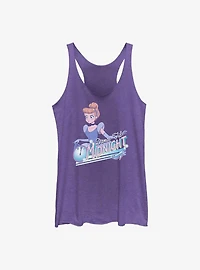 Disney Cinderella Anime Style Dance Til Midnight Womens Tank Top