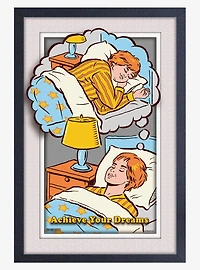 Achieve Your Dreams by Steven Rhodes Faux Matte Under Plexiglass Framed Poster