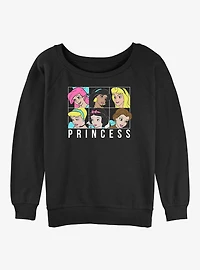 Disney Princess Classic Womens Slouchy Sweatshirt