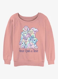 Disney Snow White and the Seven Dwarfs Dreamy Princesses Womens Slouchy Sweatshirt