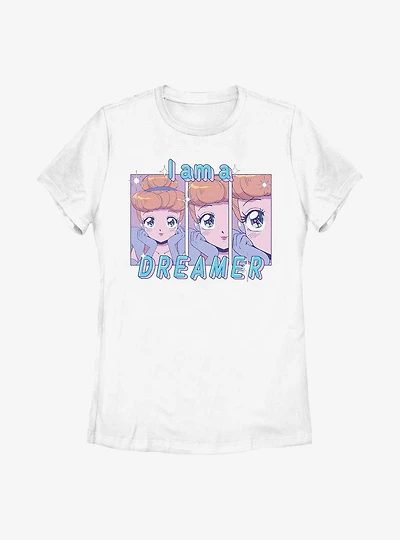 Disney Cinderella Anime Style I Am A Dreamerer Womens T-Shirt