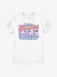 Disney Cinderella Anime Style I Am A Dreamerer Womens T-Shirt