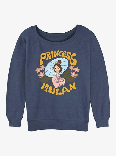 Disney Mulan Princess Womens Slouchy Sweatshirt
