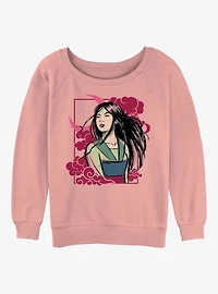 Disney Mulan Moon Womens Slouchy Sweatshirt
